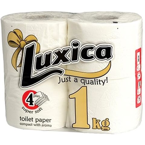 Тоалетна хартия Luxica 4 пл. 4 бр. 1 кг.