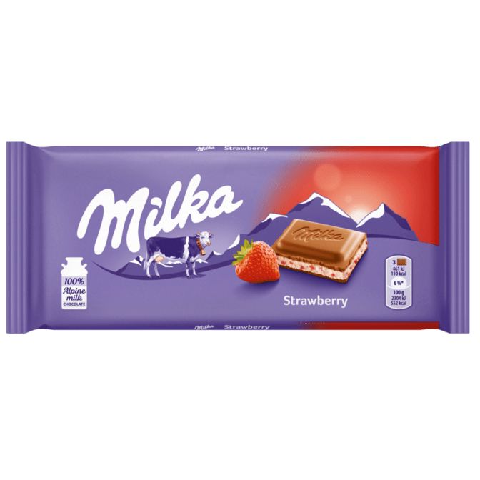 Шоколад Милка 0,100 ягода
