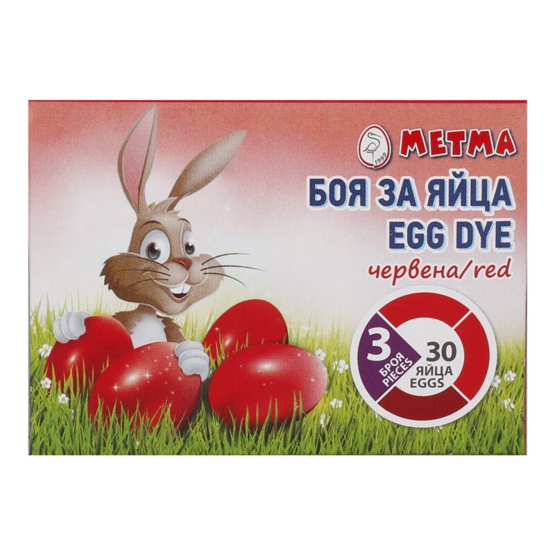 Боя за яйца червена Метма