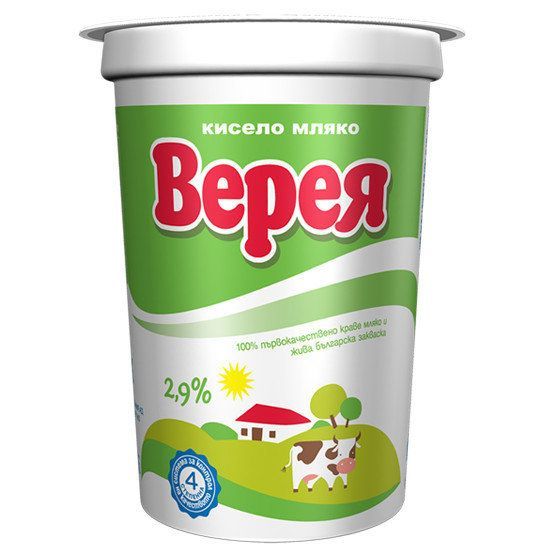Кисело мляко Верея 2,9% 0,400