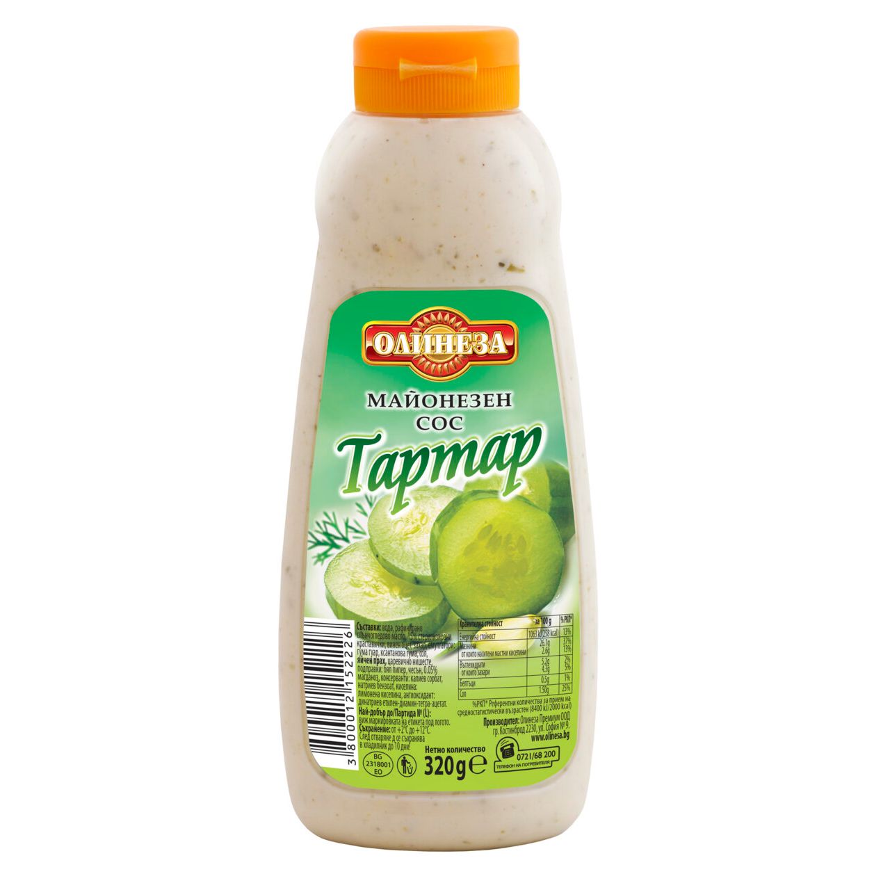 Тартар сос 0,320 Олинеза