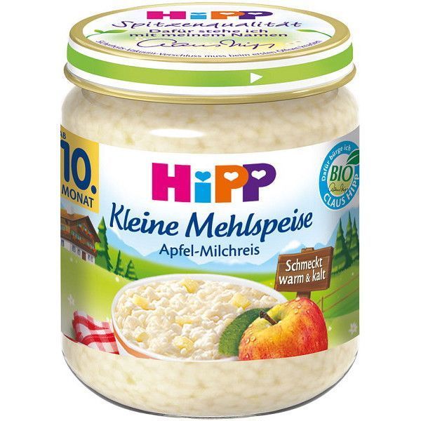 Хип Био мляко с ориз и ябълка 0,200