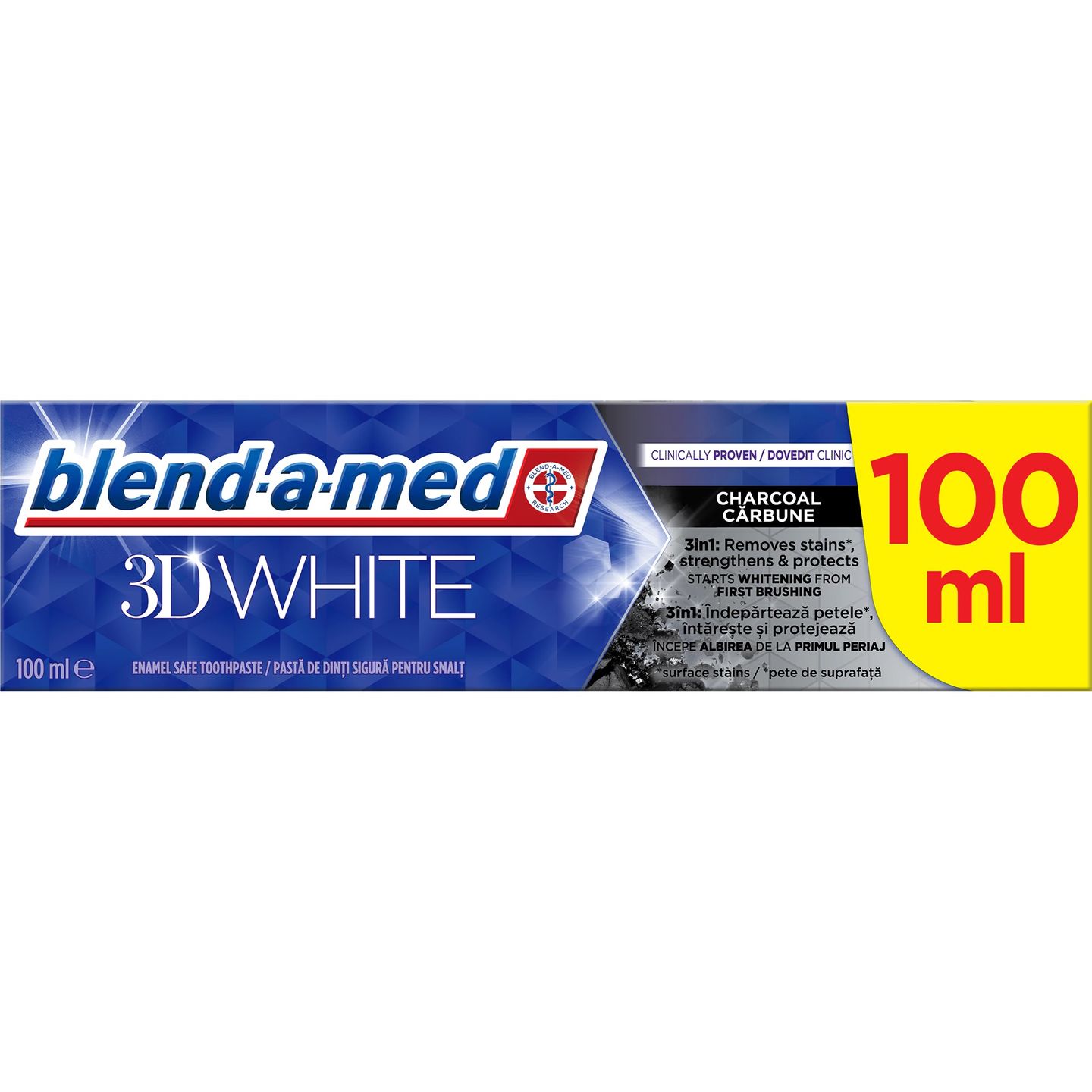 Паста за зъби Блендамед 3D White Charcoal 0,100