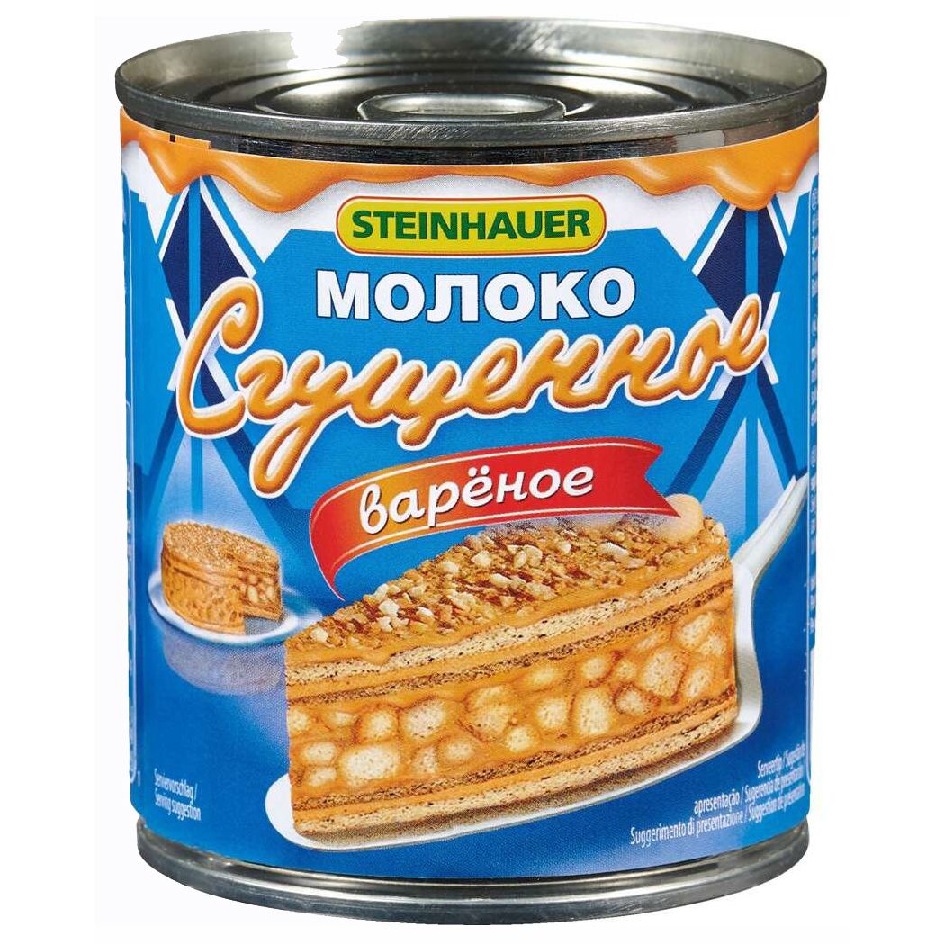 Кондензирано мляко подсладено и варено Сгущенка 6 % масленост 0,397